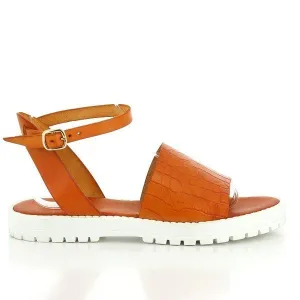 Antichi Romani 897 Orange Slingback Sandals