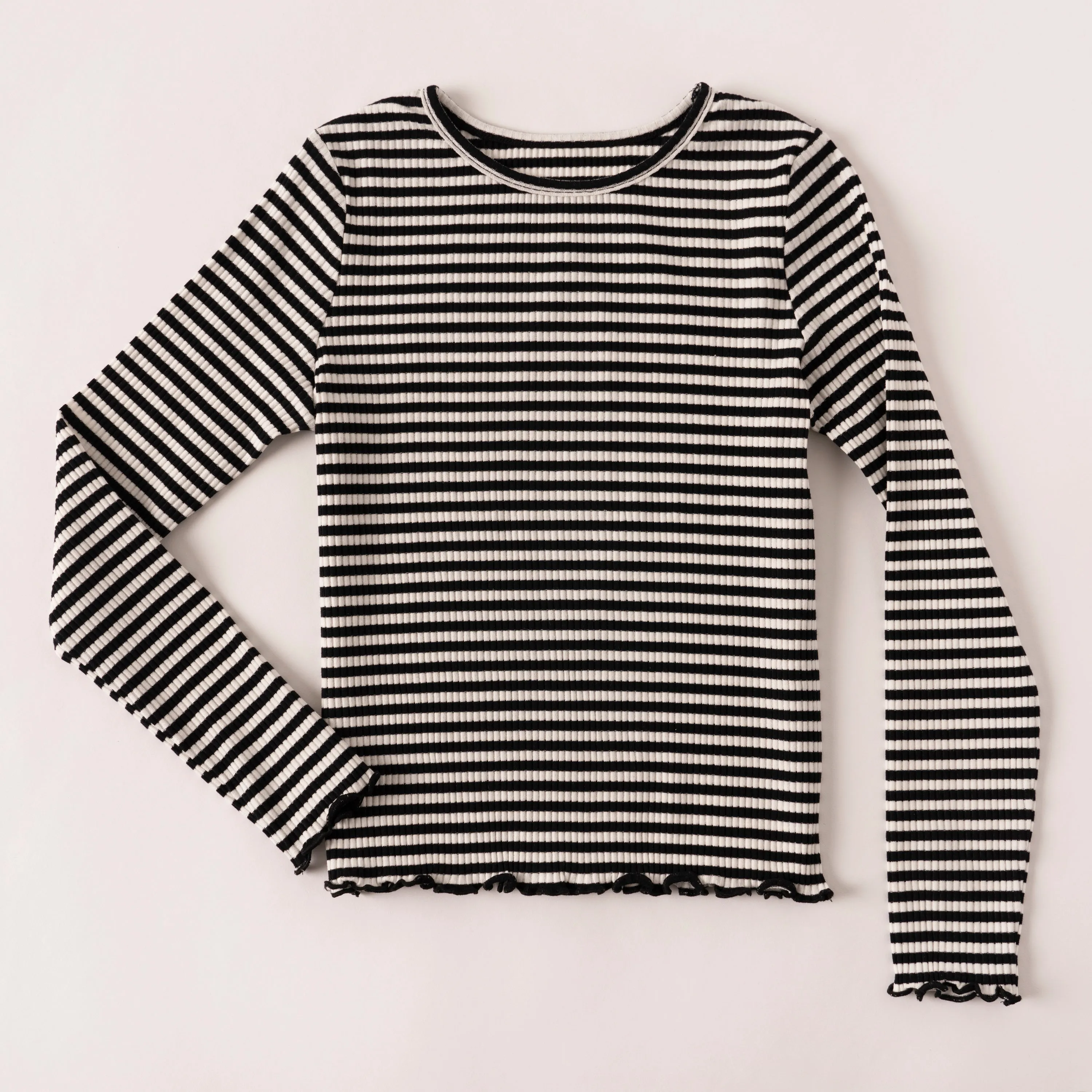 Even Stripe Lettuce Tee - Plus