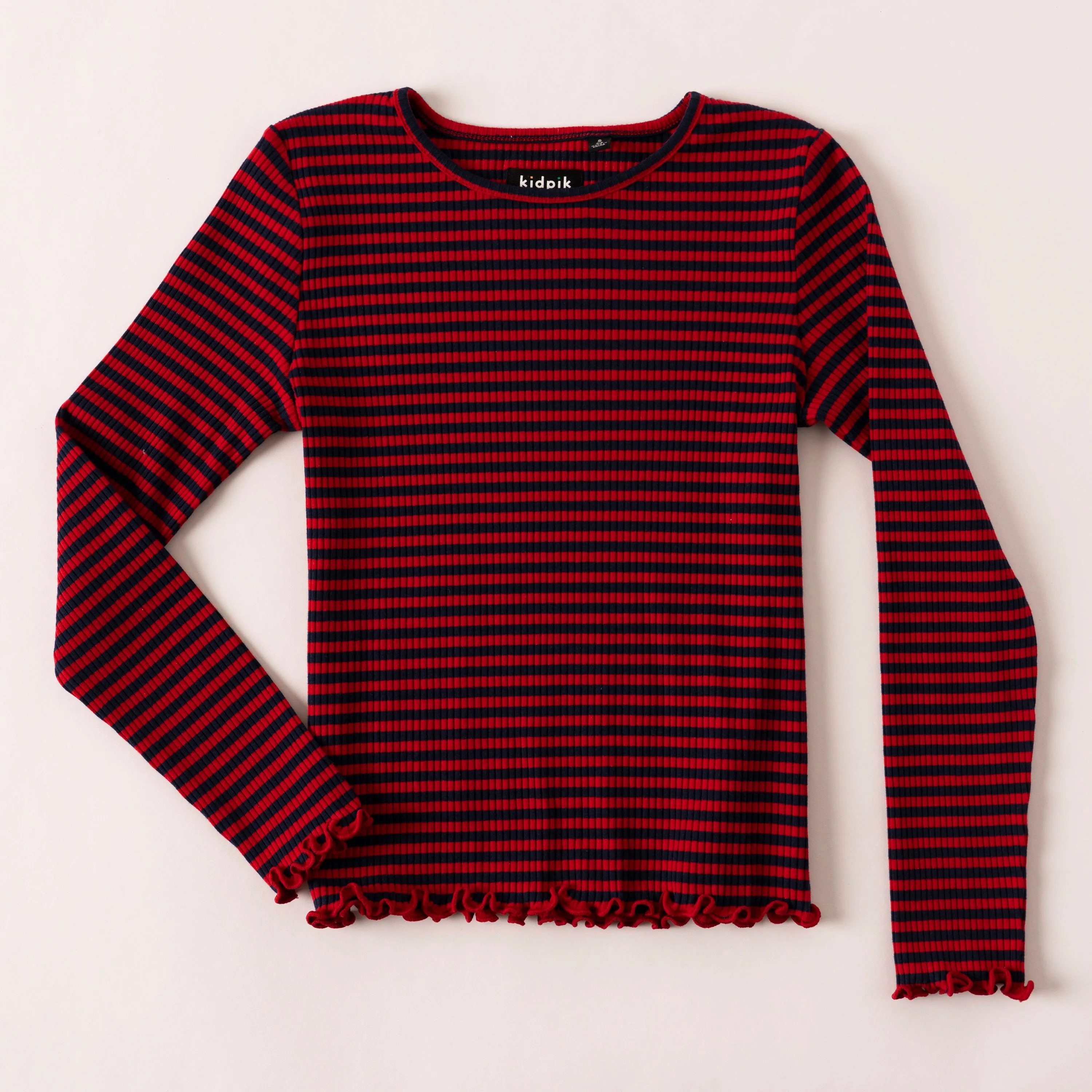 Even Stripe Lettuce Tee - Plus