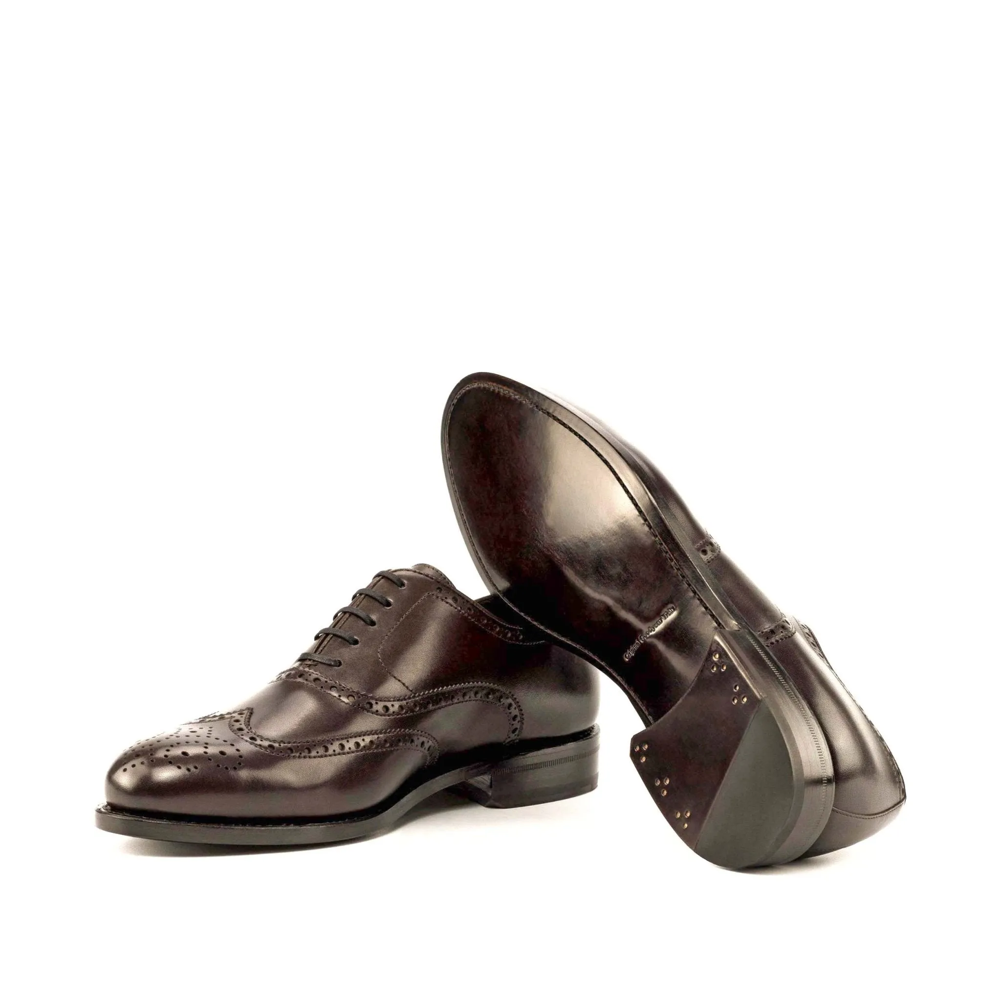 Full Brogue Oxford in Dark Brown Box Calf