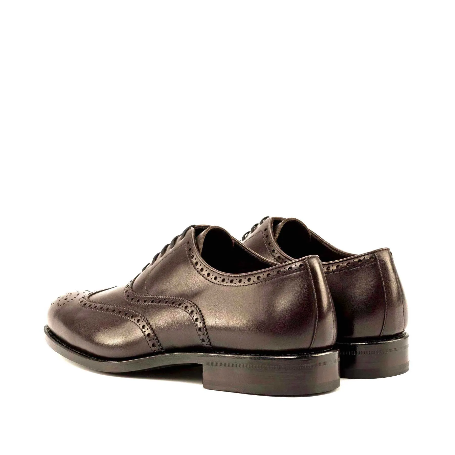 Full Brogue Oxford in Dark Brown Box Calf