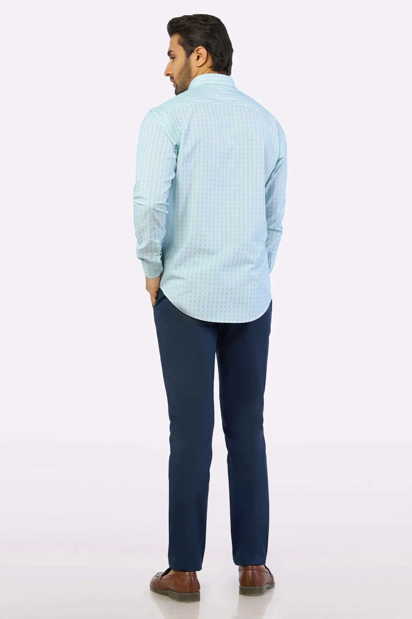 Green Glen Plaid Check Casual Shirt