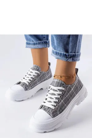Grey plaid McKeylor sneakers