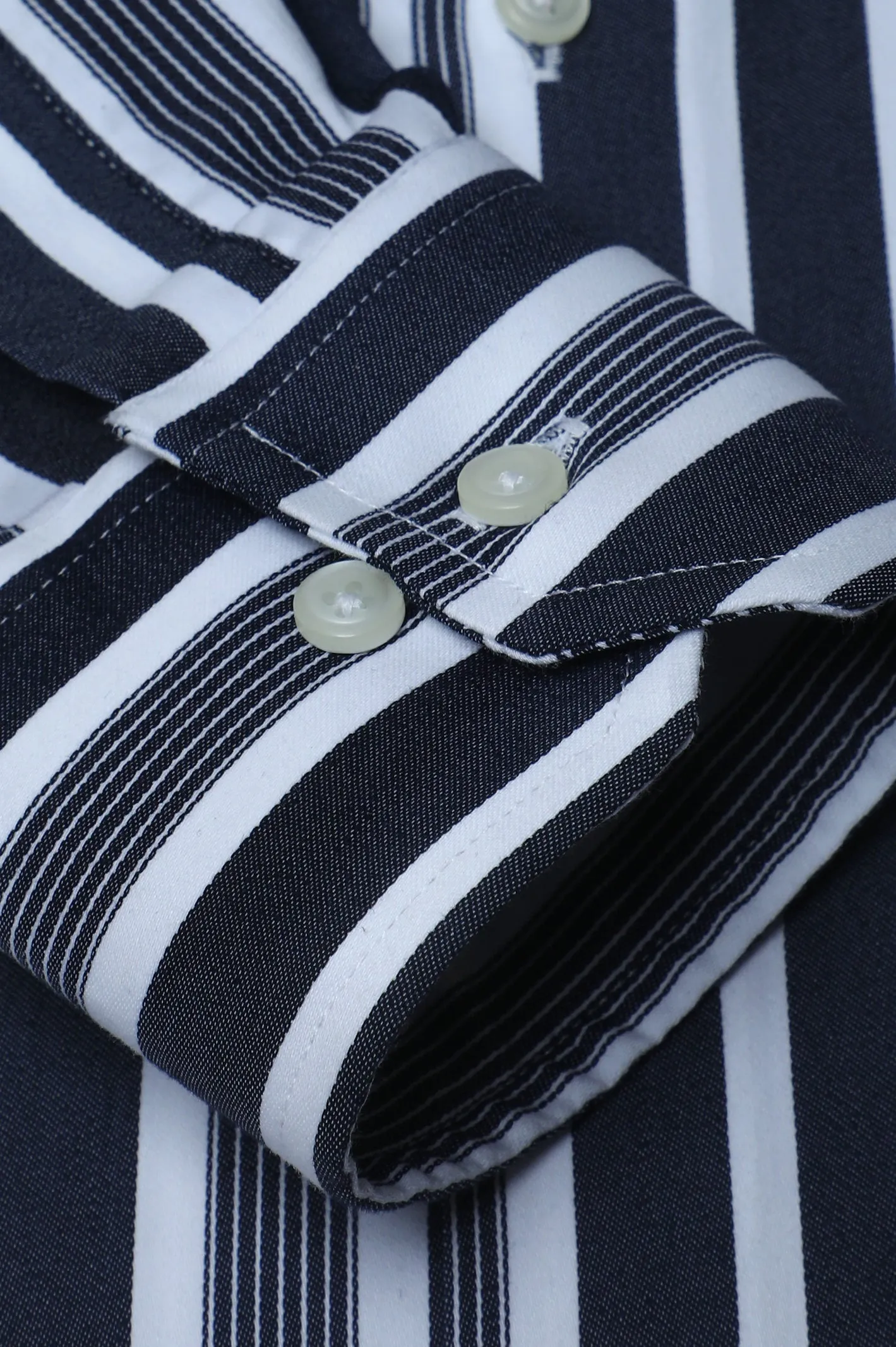 Grey Stripe Casual Milano Shirt