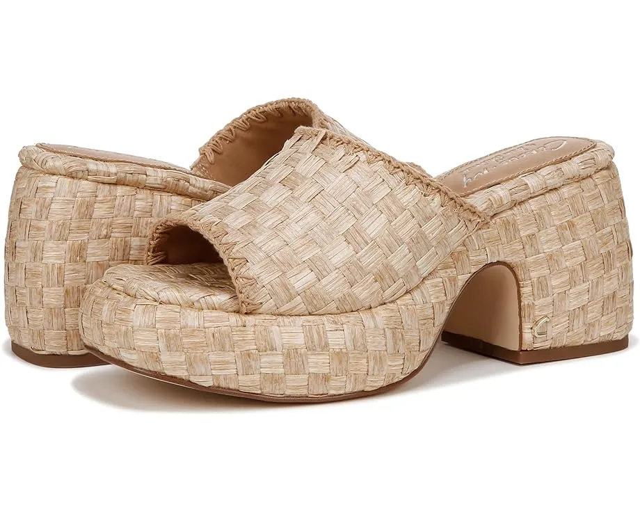 ILYSE RAFFIA SANDAL SLIDES