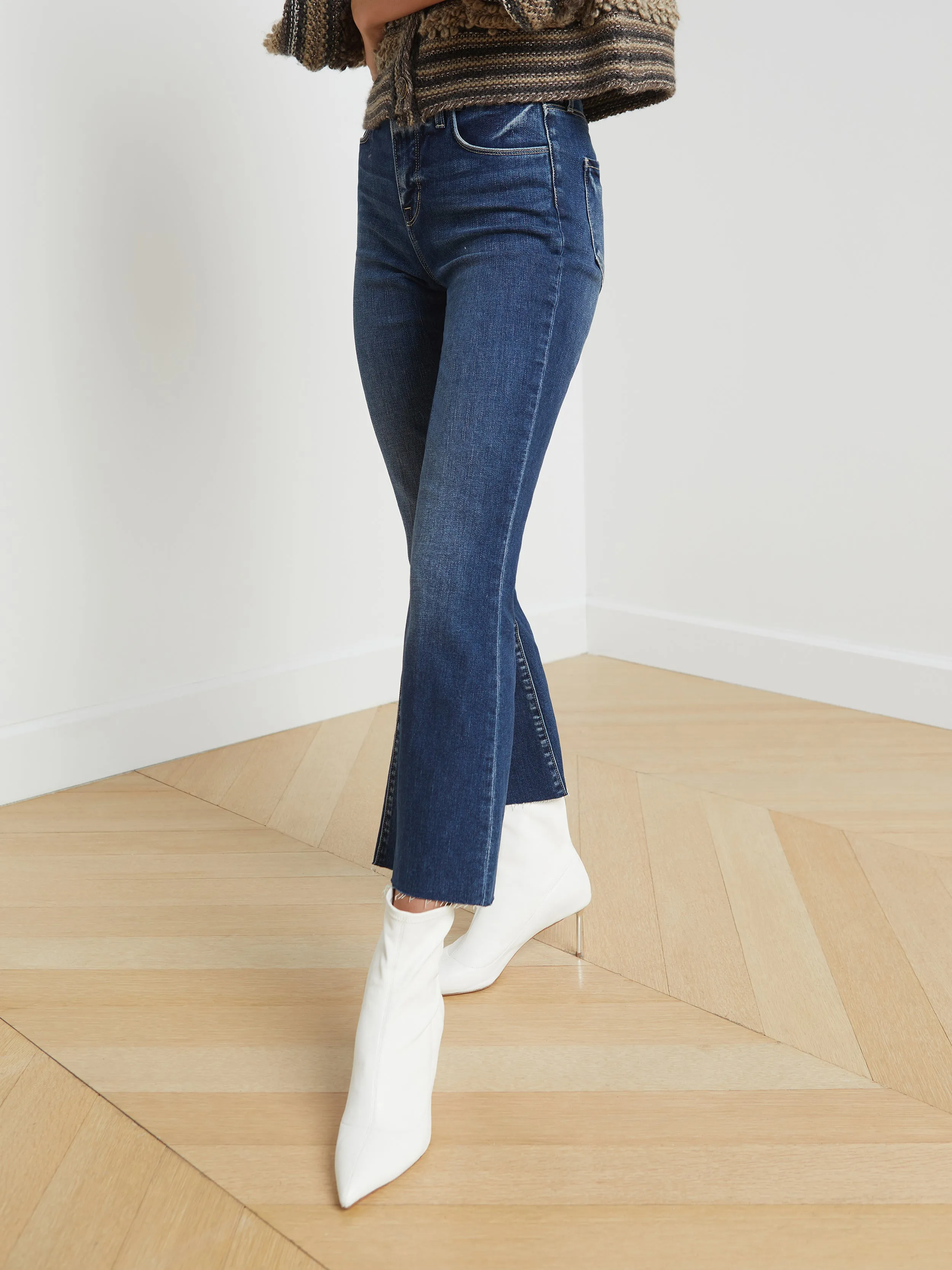 Kendra Cropped Flare Jean