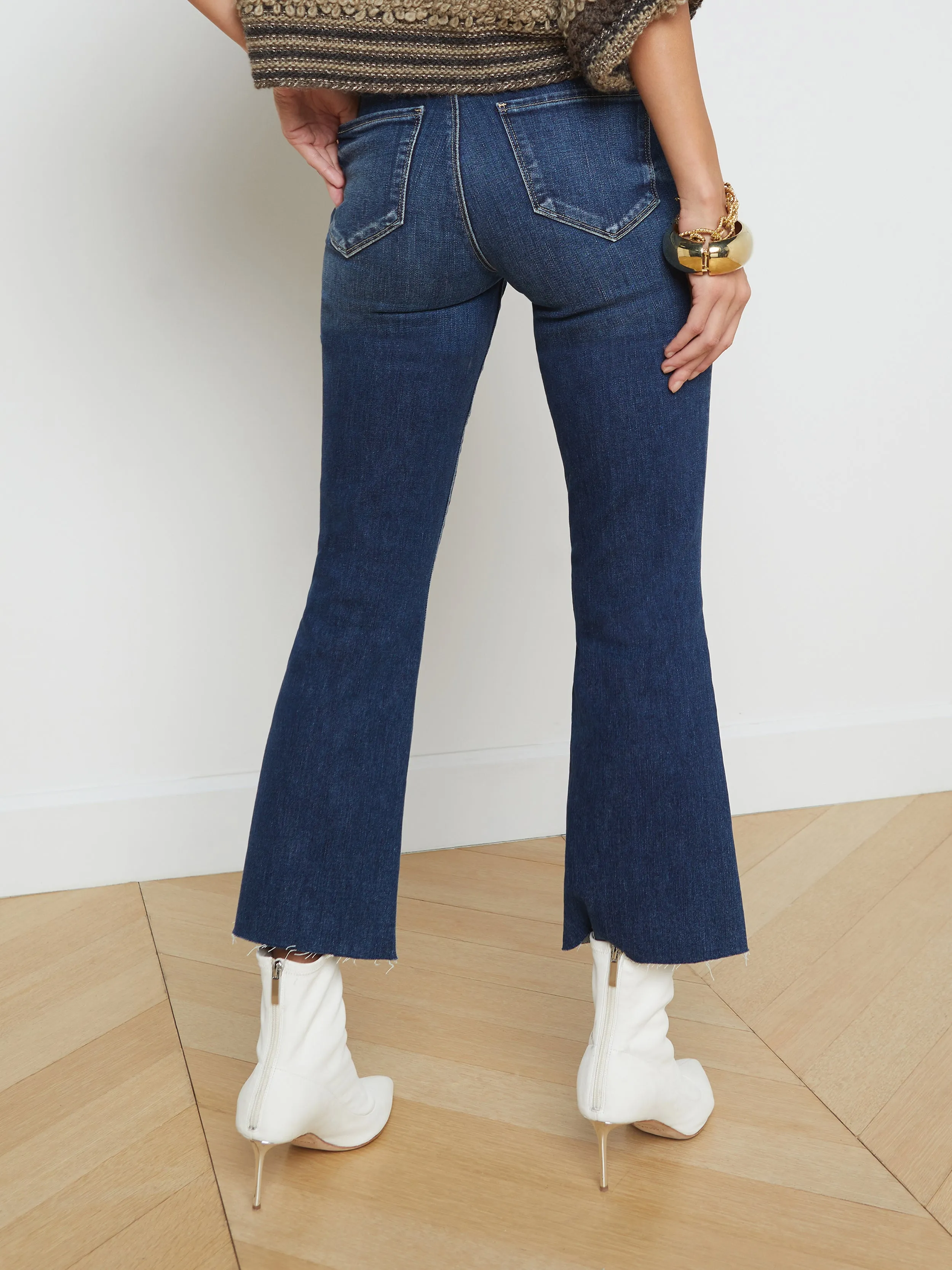 Kendra Cropped Flare Jean