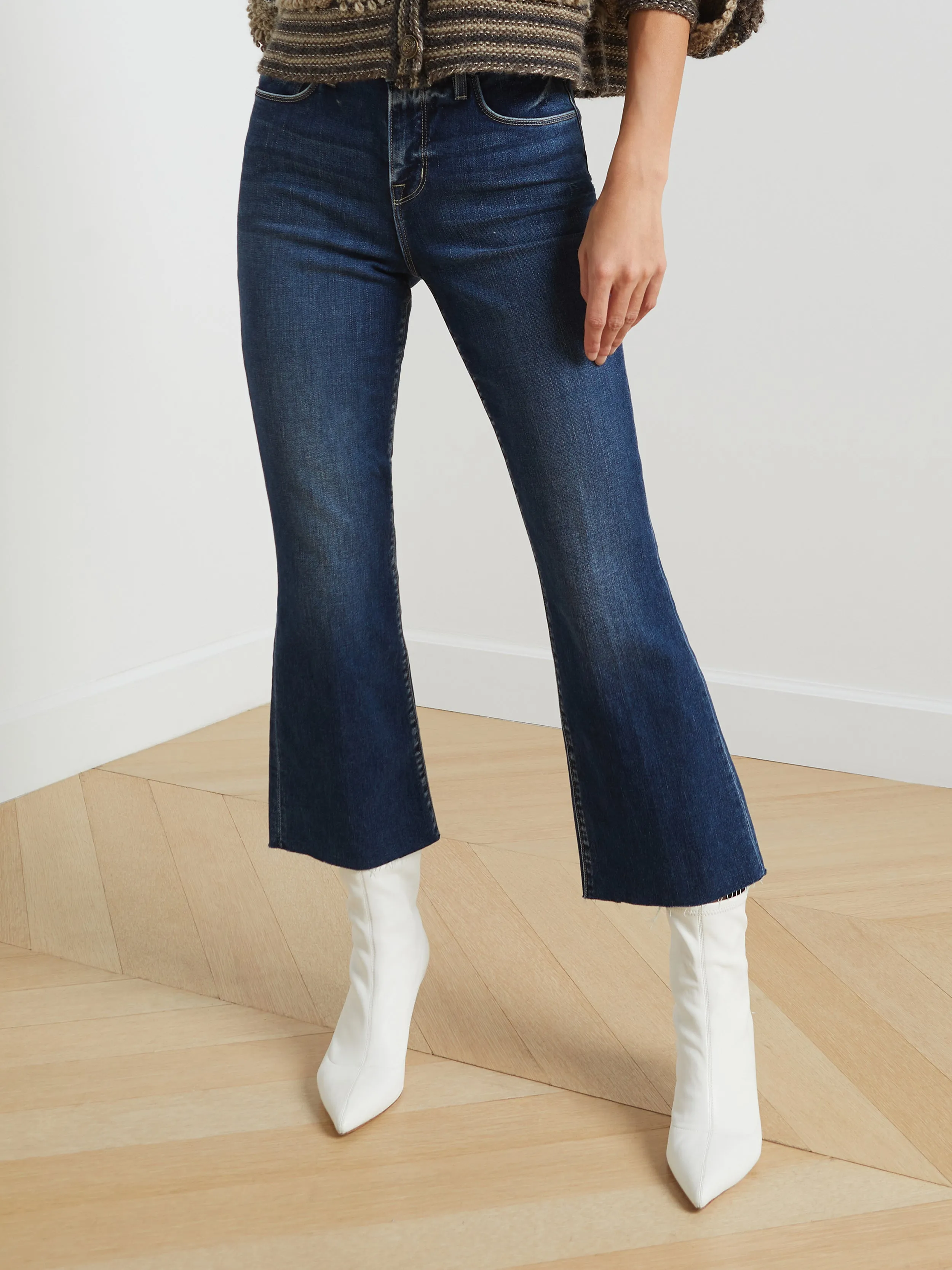 Kendra Cropped Flare Jean