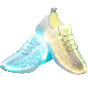 LED Fiber Optic Shoes Light Up Sneakers