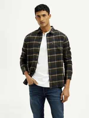 Men's Checkered Relaxed Fit Shirt