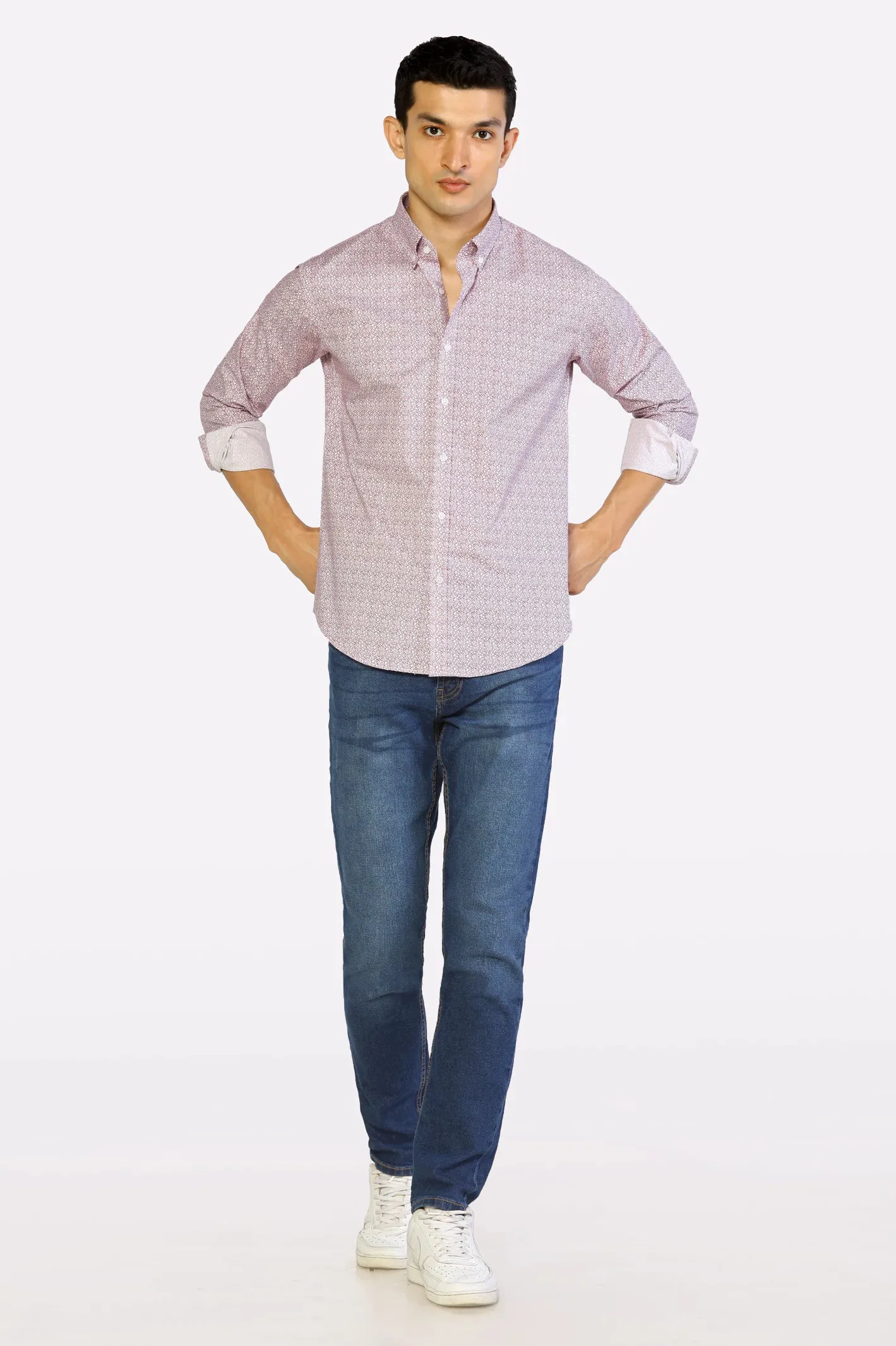 Multicolor Printed Casual Shirt
