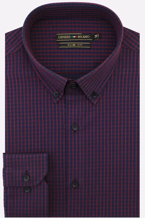 Multicolor Woven Check Casual Shirt