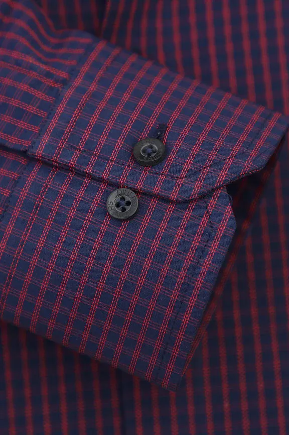 Multicolor Woven Check Casual Shirt