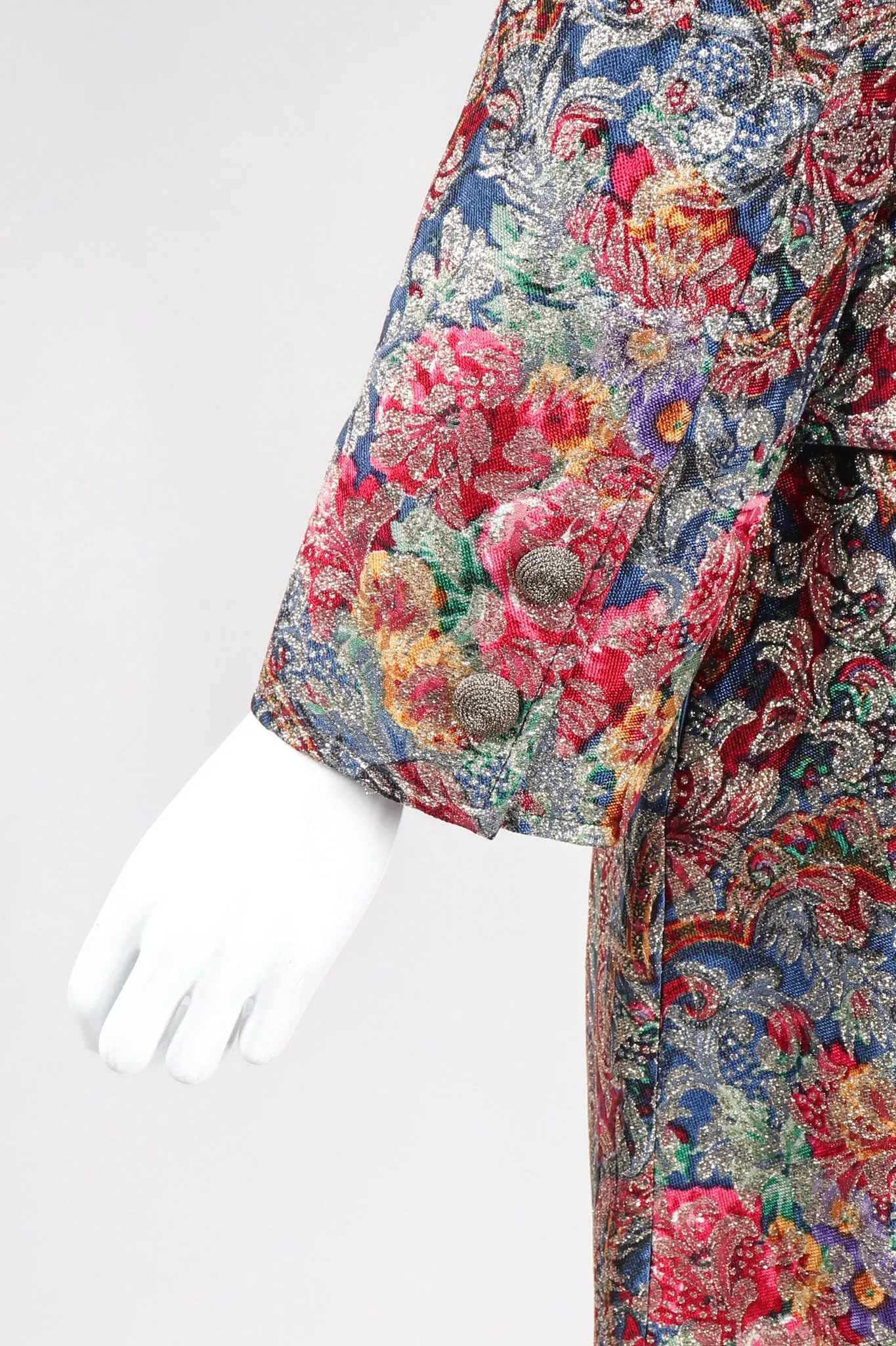 Parallèle Brocade Mandarin Jacket & Skirt Set