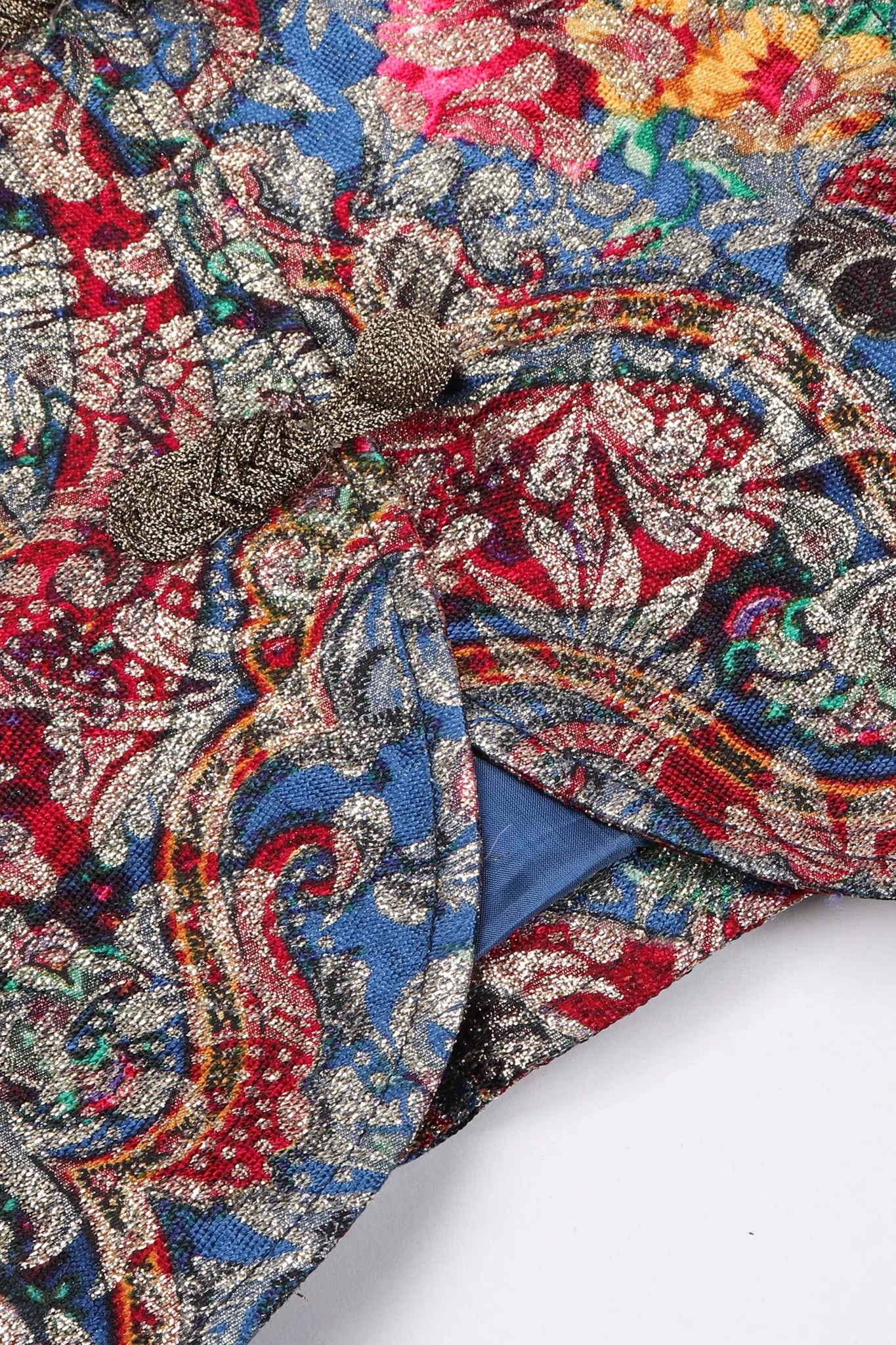 Parallèle Brocade Mandarin Jacket & Skirt Set