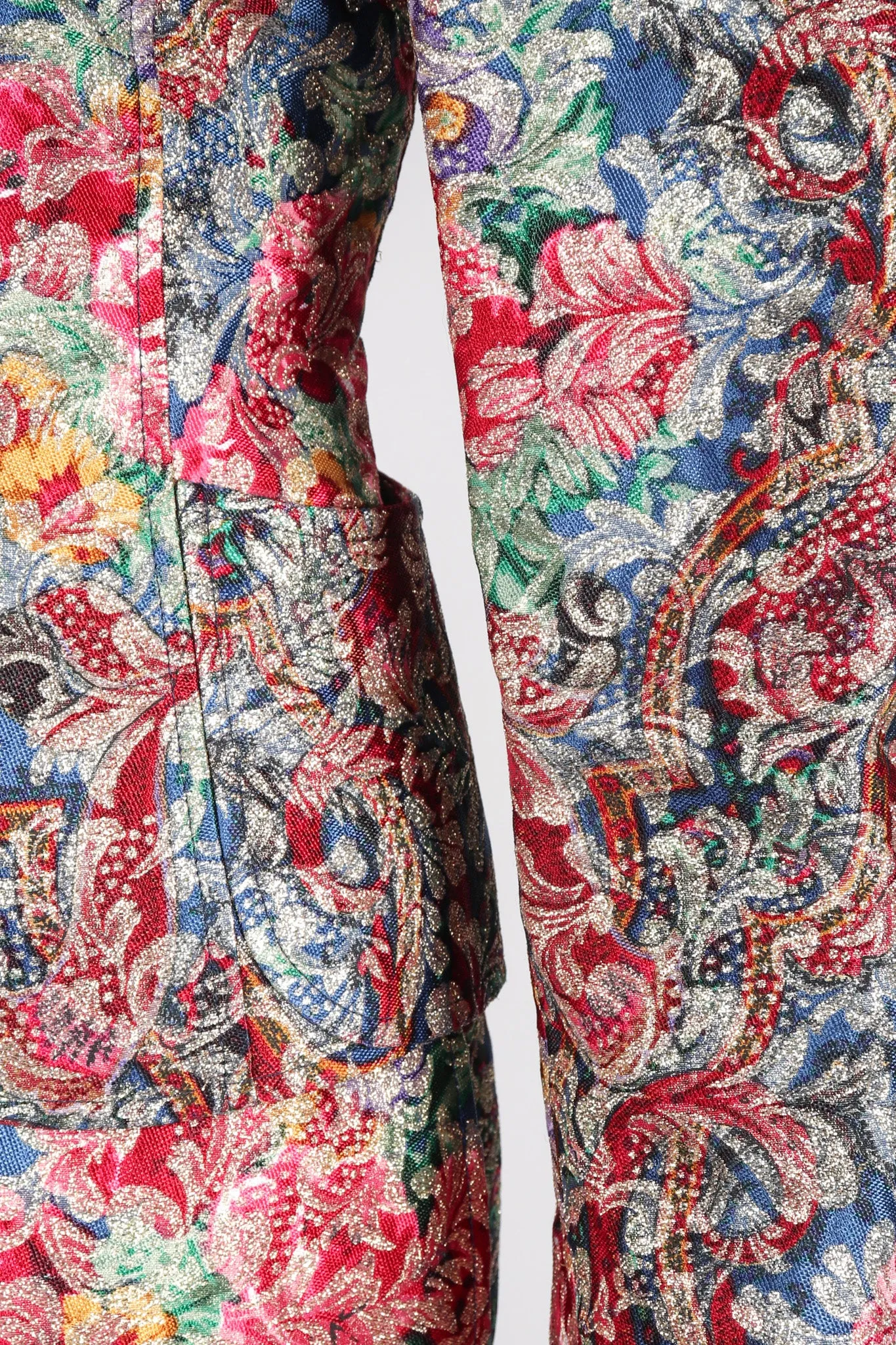 Parallèle Brocade Mandarin Jacket & Skirt Set