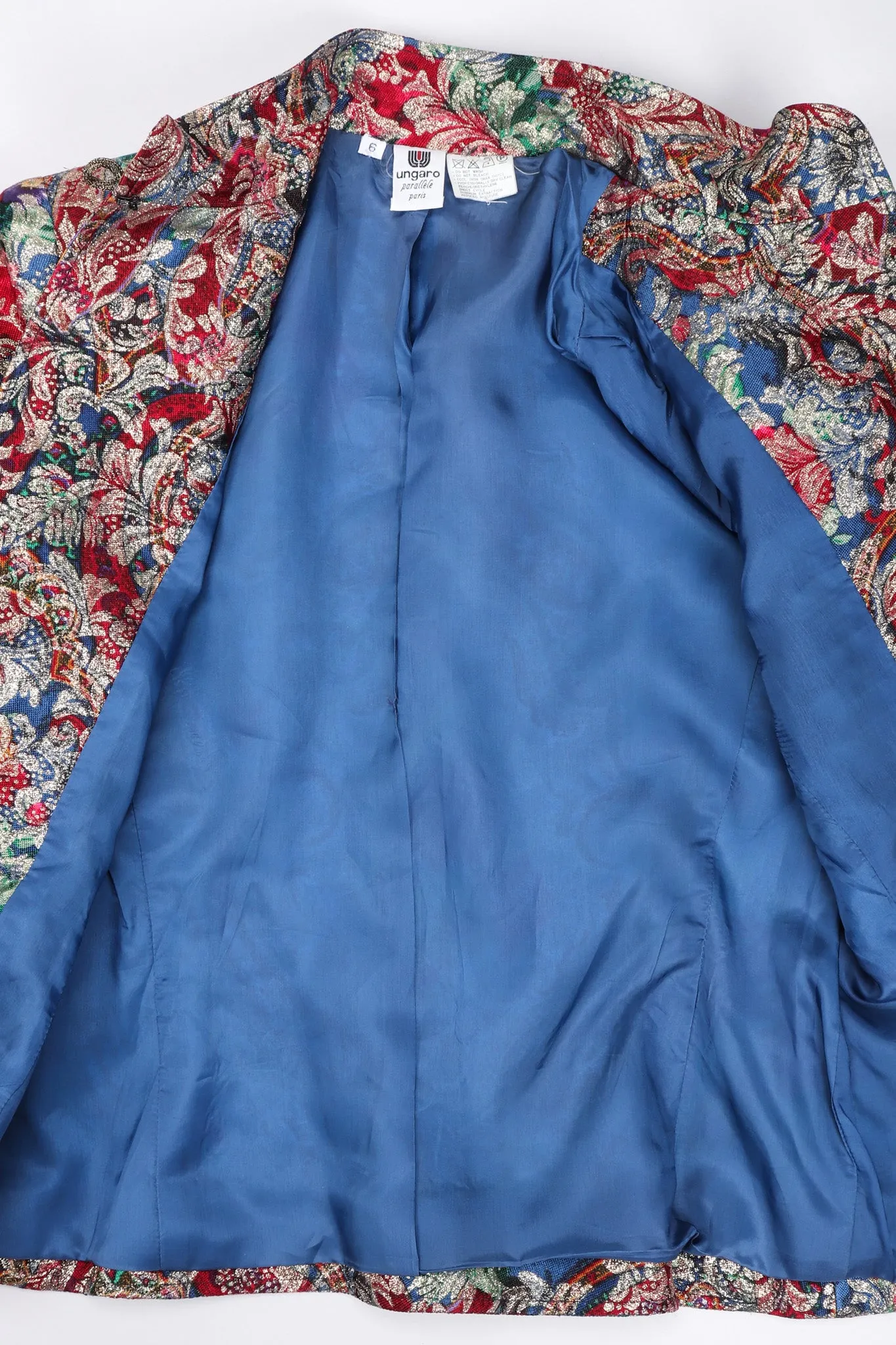 Parallèle Brocade Mandarin Jacket & Skirt Set
