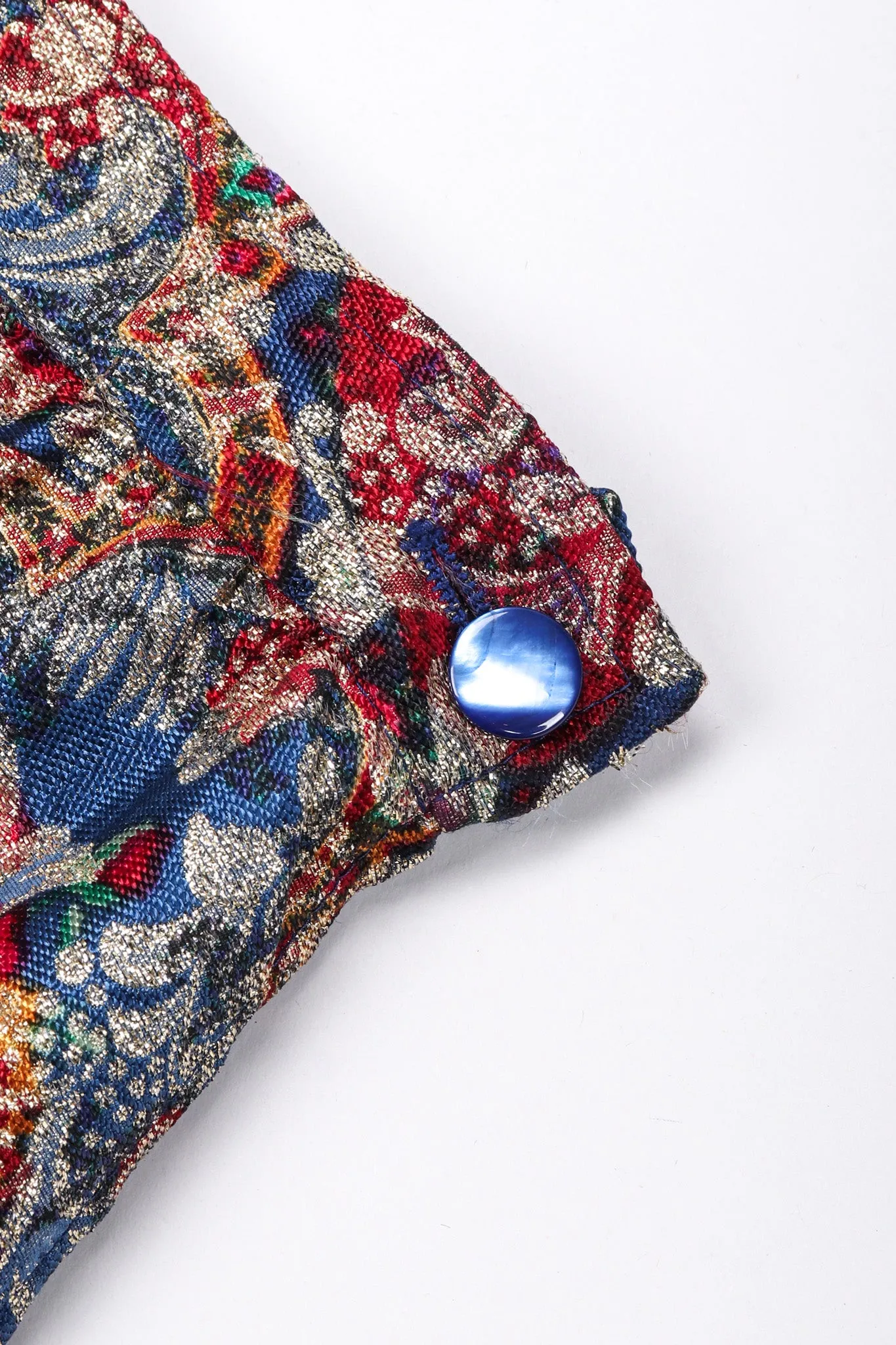 Parallèle Brocade Mandarin Jacket & Skirt Set