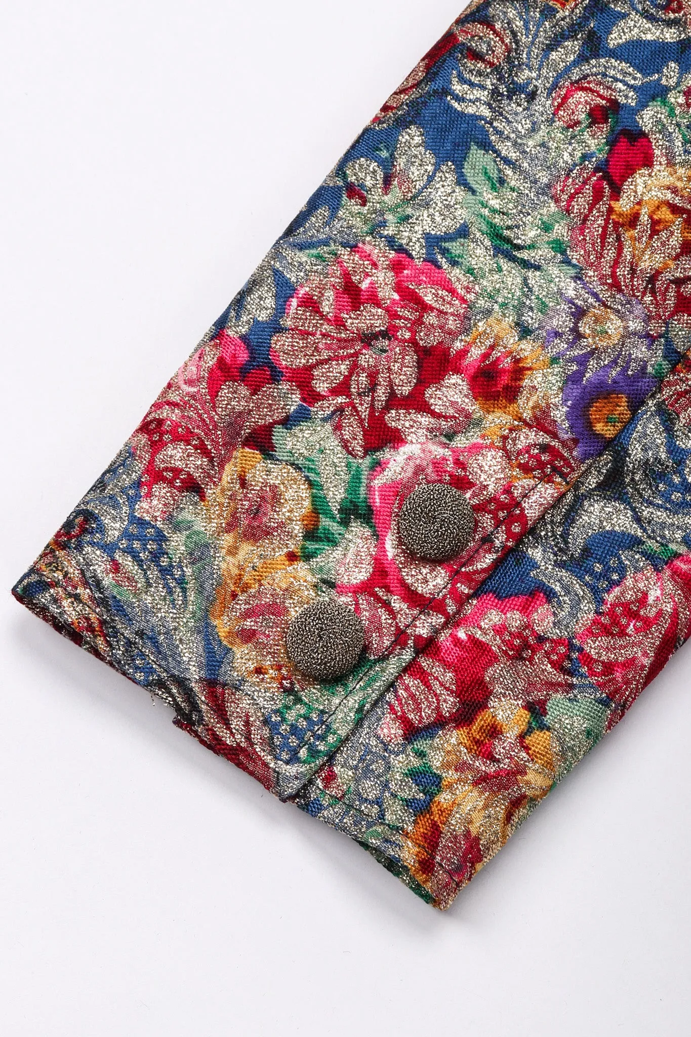 Parallèle Brocade Mandarin Jacket & Skirt Set