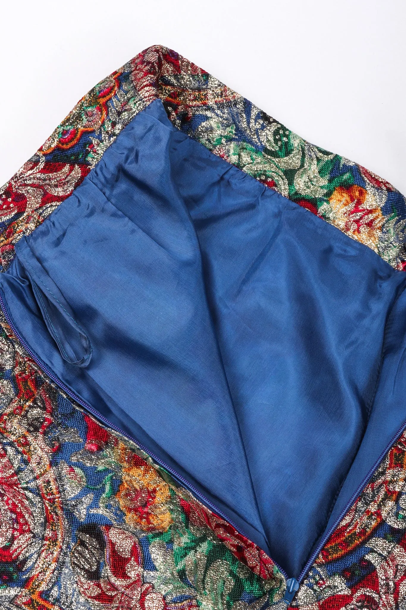 Parallèle Brocade Mandarin Jacket & Skirt Set