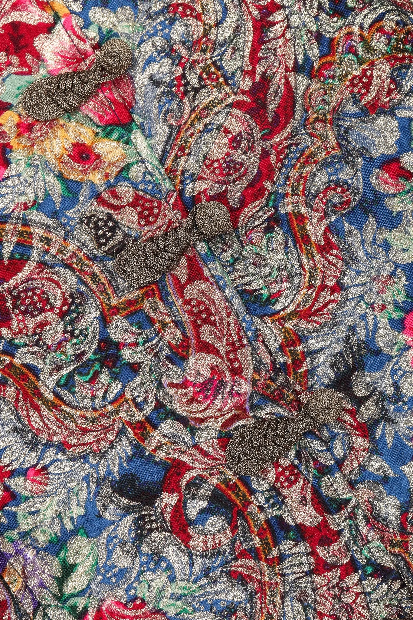 Parallèle Brocade Mandarin Jacket & Skirt Set