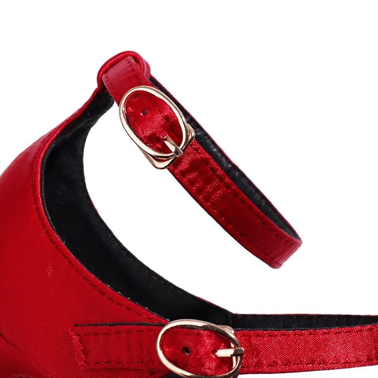Pointed Buckle Fashion Sexy High Heels Single Party Shoes