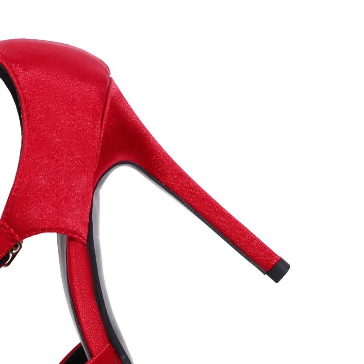 Pointed Buckle Fashion Sexy High Heels Single Party Shoes