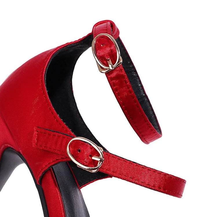 Pointed Buckle Fashion Sexy High Heels Single Party Shoes
