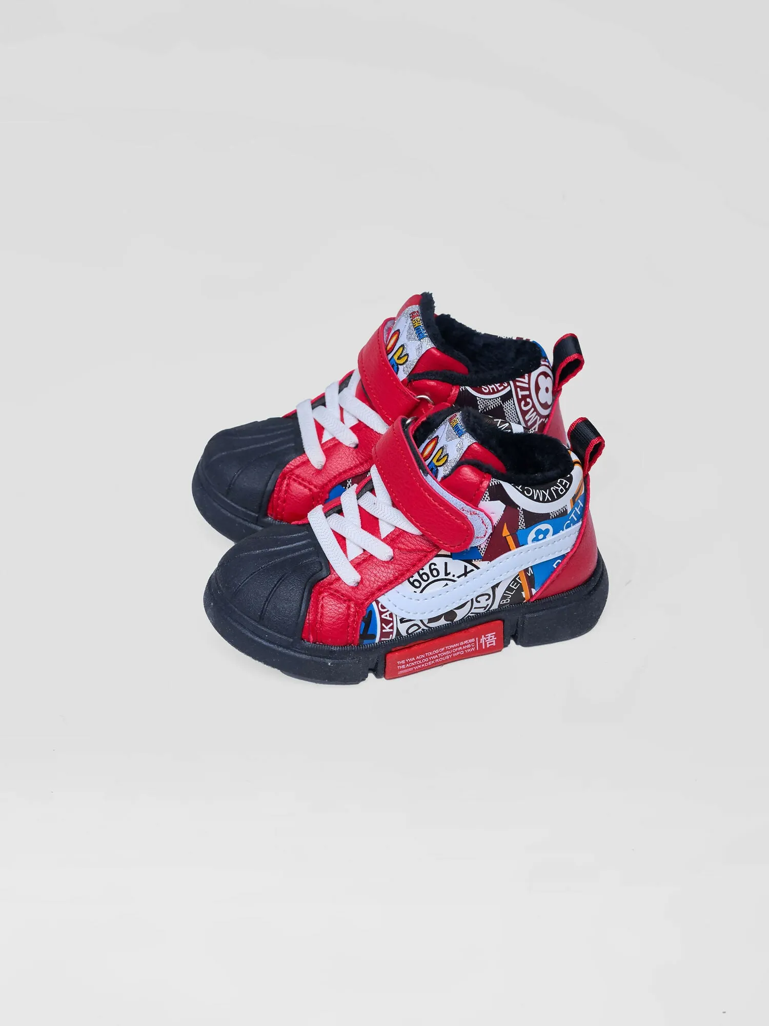 Raffiti Sneakers - Red / Black