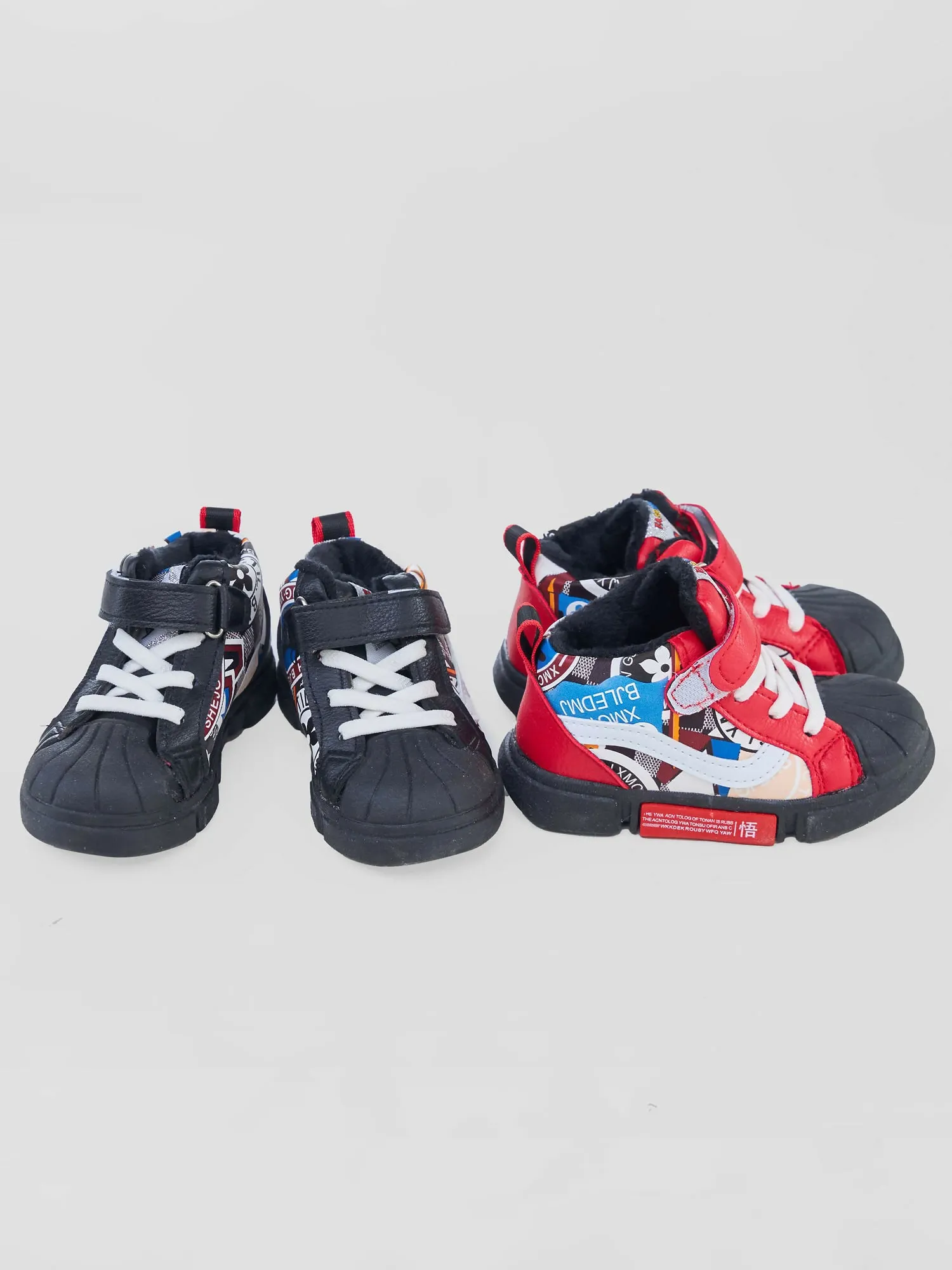 Raffiti Sneakers - Red / Black