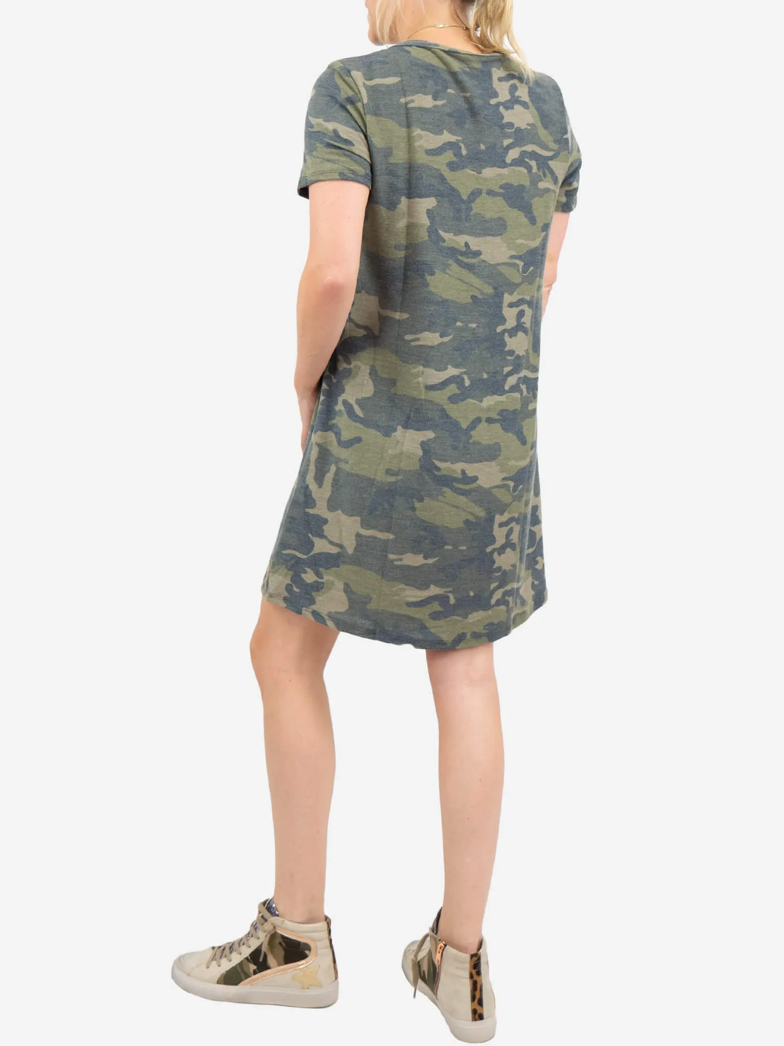 Roxanne High Top Camo Sneaker