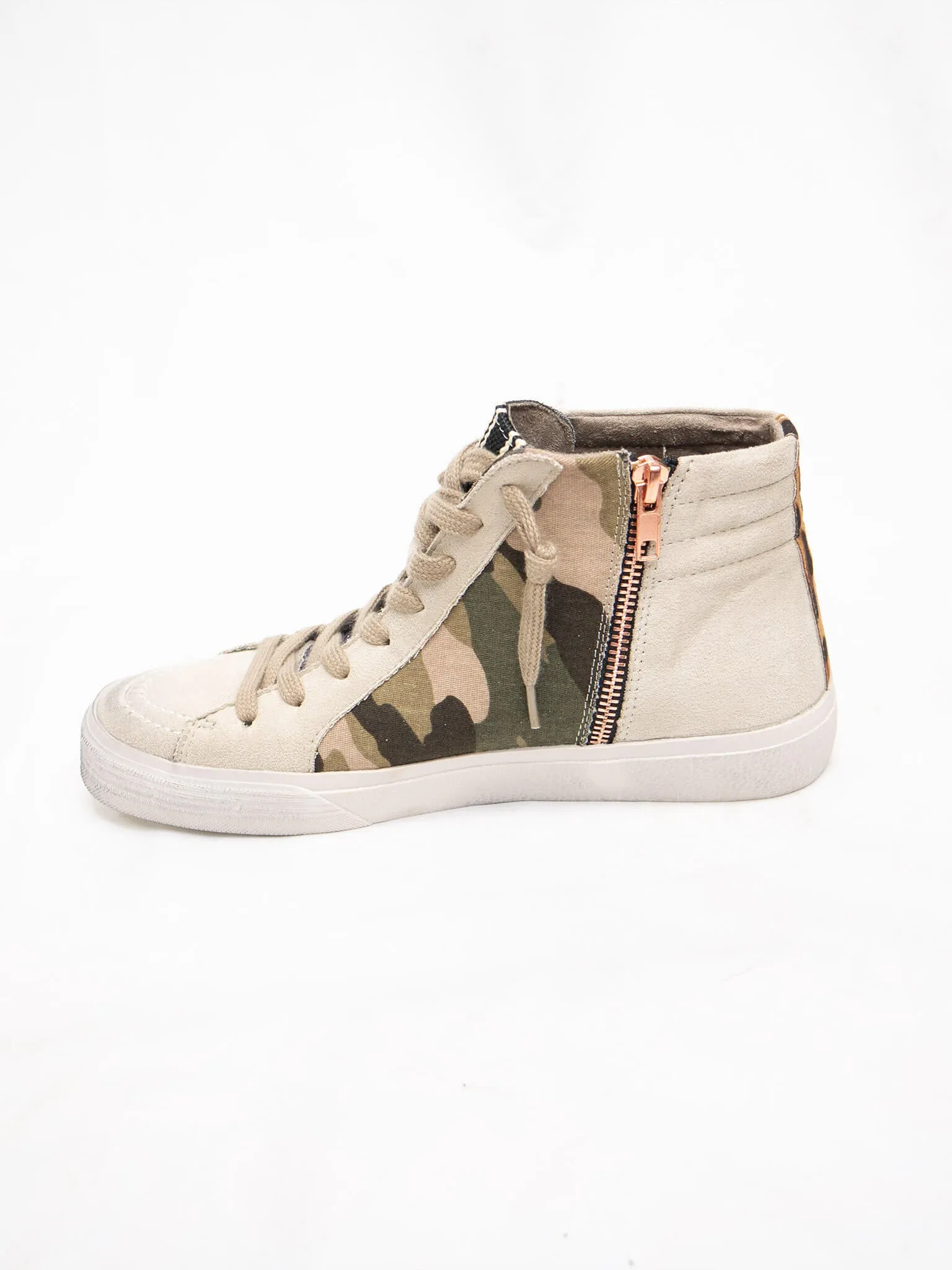 Roxanne High Top Camo Sneaker