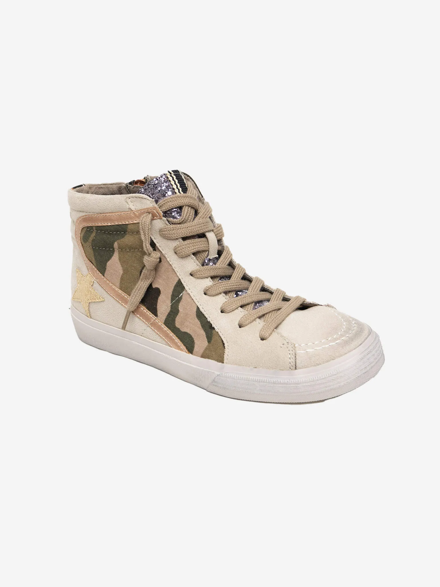 Roxanne High Top Camo Sneaker