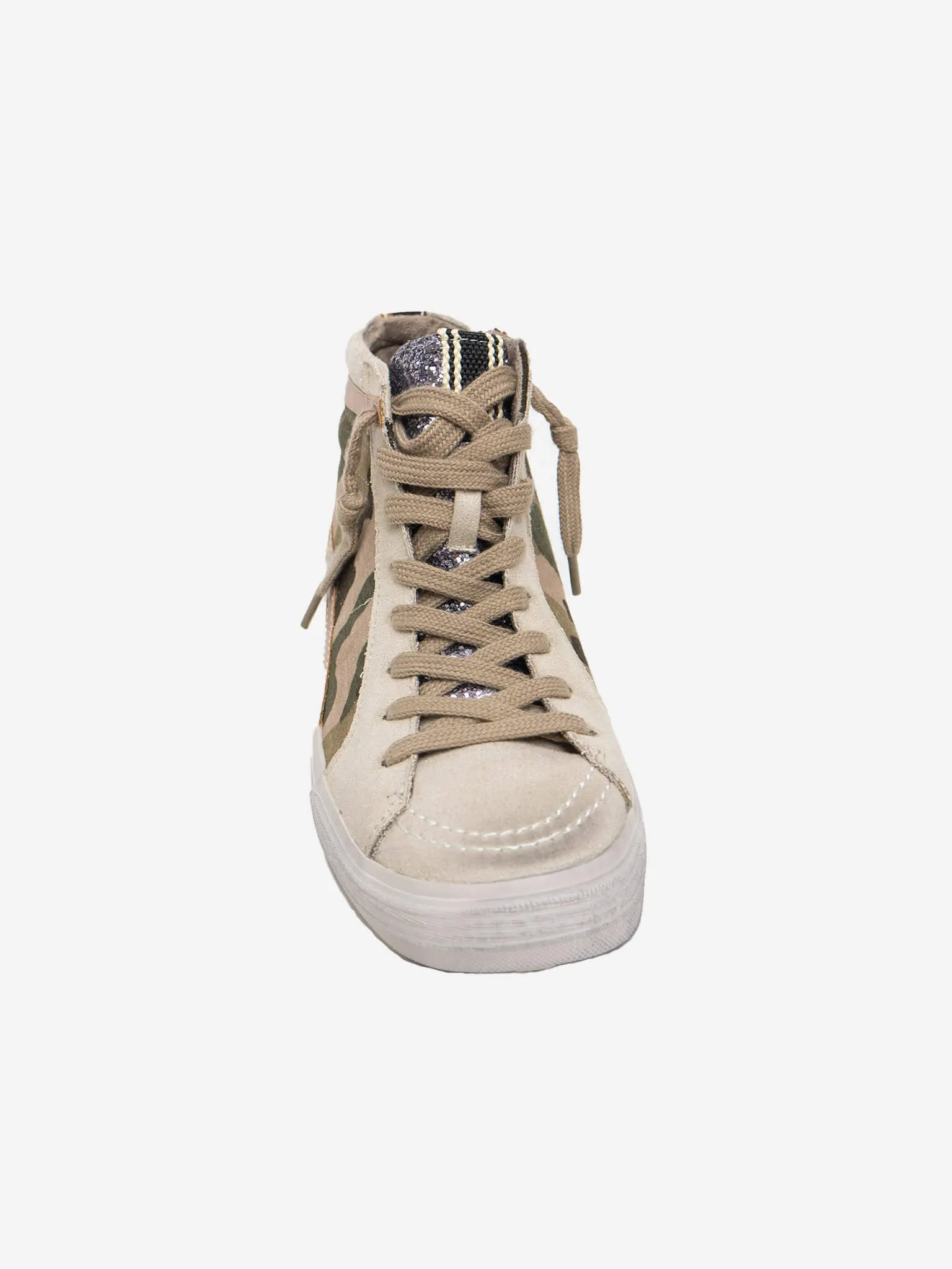 Roxanne High Top Camo Sneaker