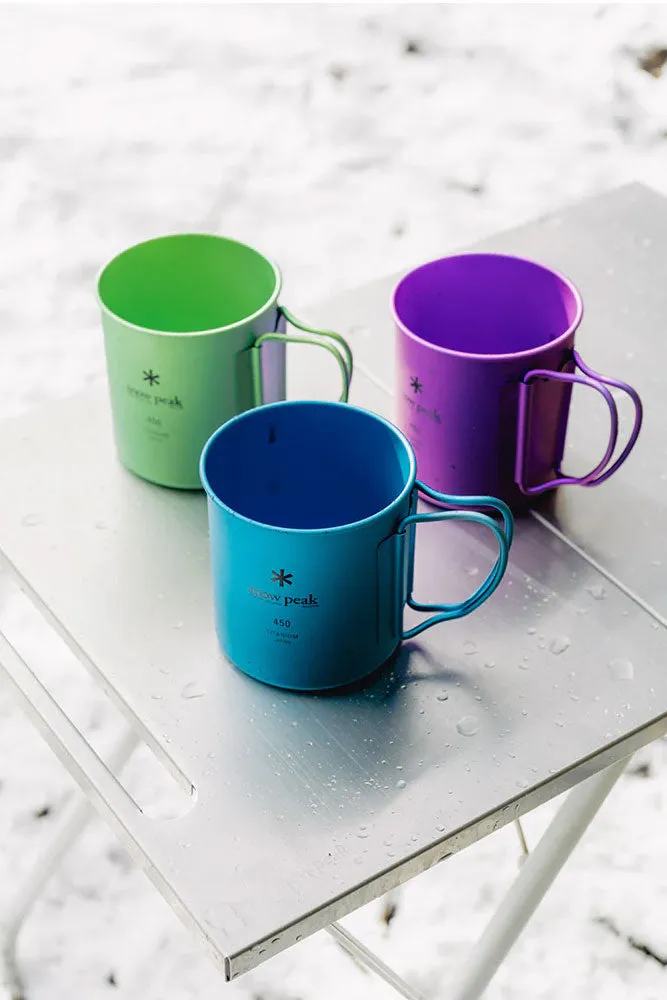 SNOW PEAK - TITANIUM SINGLE CUP 450 ANODISED