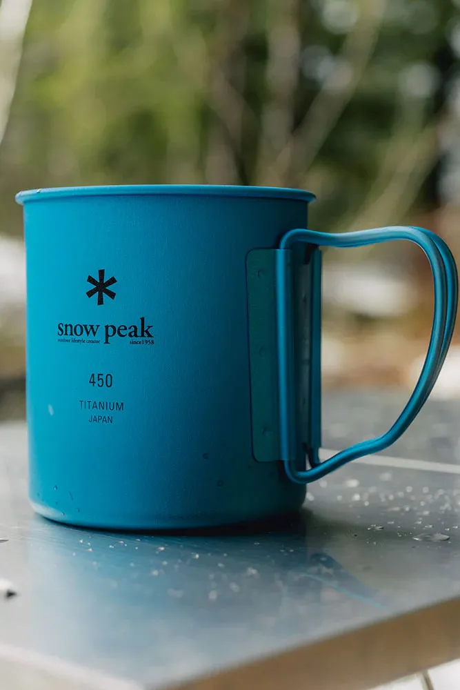 SNOW PEAK - TITANIUM SINGLE CUP 450 ANODISED