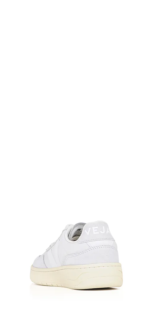 V-90 Leather Sneakers Gravel White