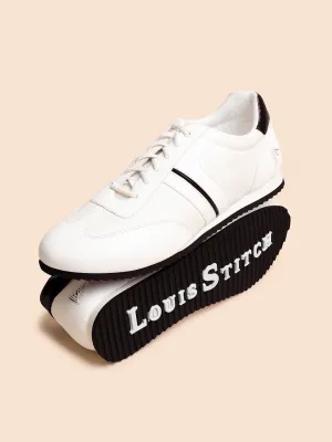 White and Brown Sneakers For Men
