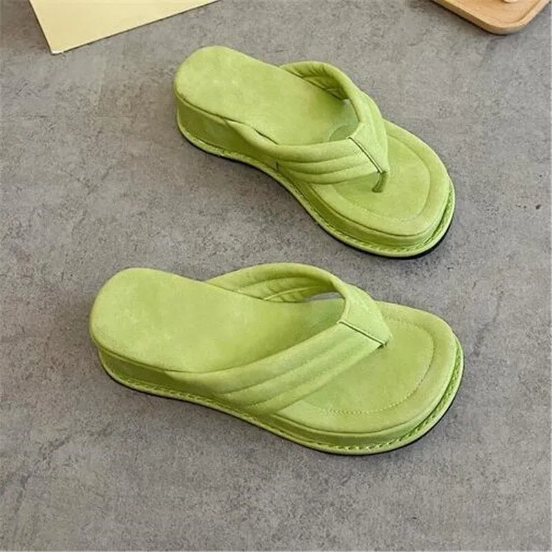 Women Slippers New Clip Toe Sandals