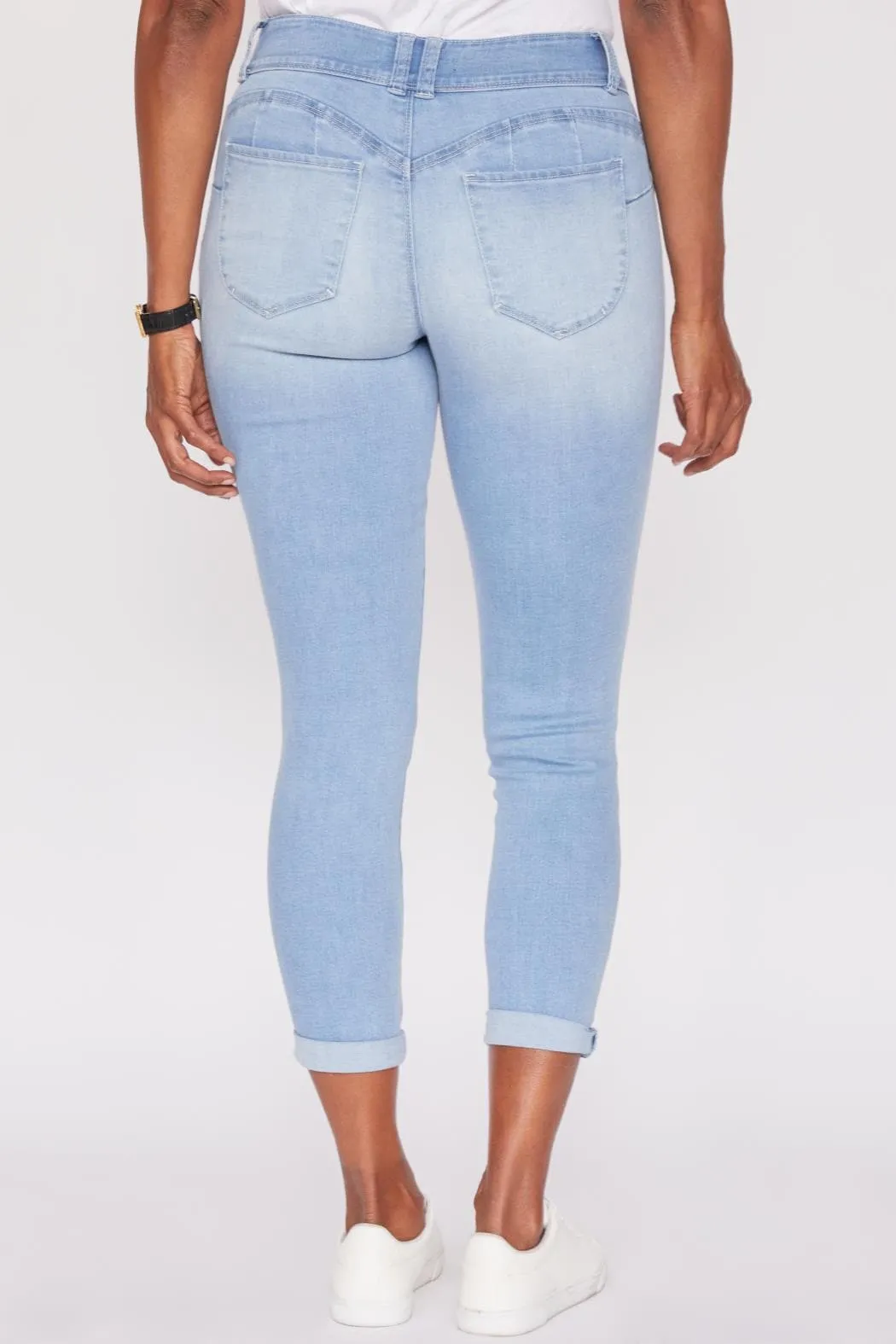 Women's Sustainable WannaBettaButt Cuff Ankle Jeans